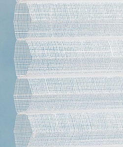 Wabenplissee-Stoff Batiste sheer 9567